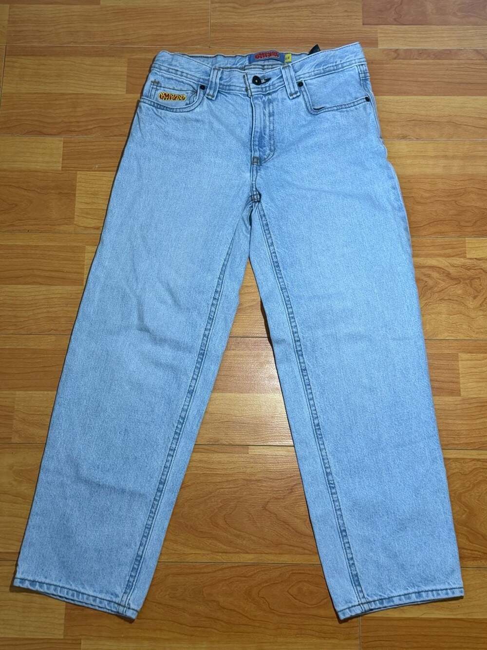 Empyre Light Wash Loose Baggy Fit Skate Jeans